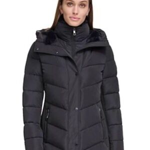 Andrew Marc Women's Dark Puffer Coat